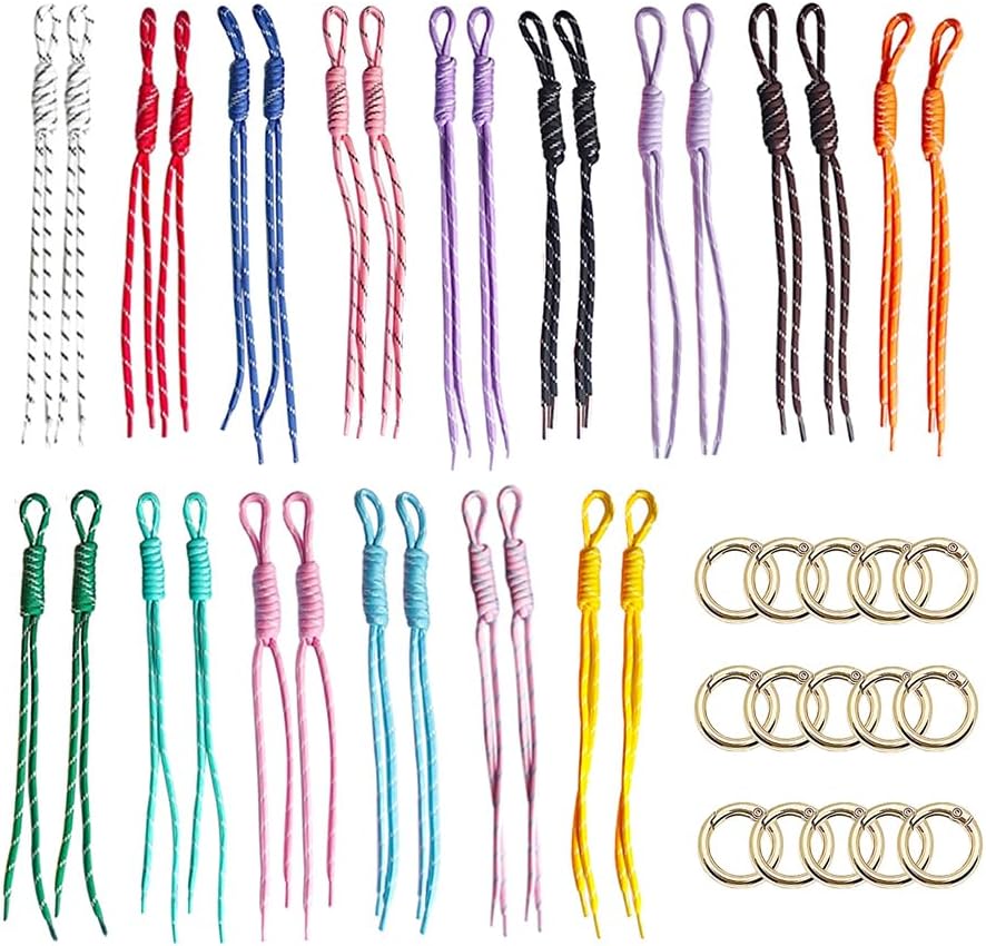 FYBownot Beading Kits 98 Pcs for Keychains Bag Clothes Charm Kit,Chunky Letter Beads 52 Pcs, Paracord 20 Pcs,Wheel Beads 26 Pcs,DIY Colorful Acrylic Loose Beads Alphabet Bead with Hole