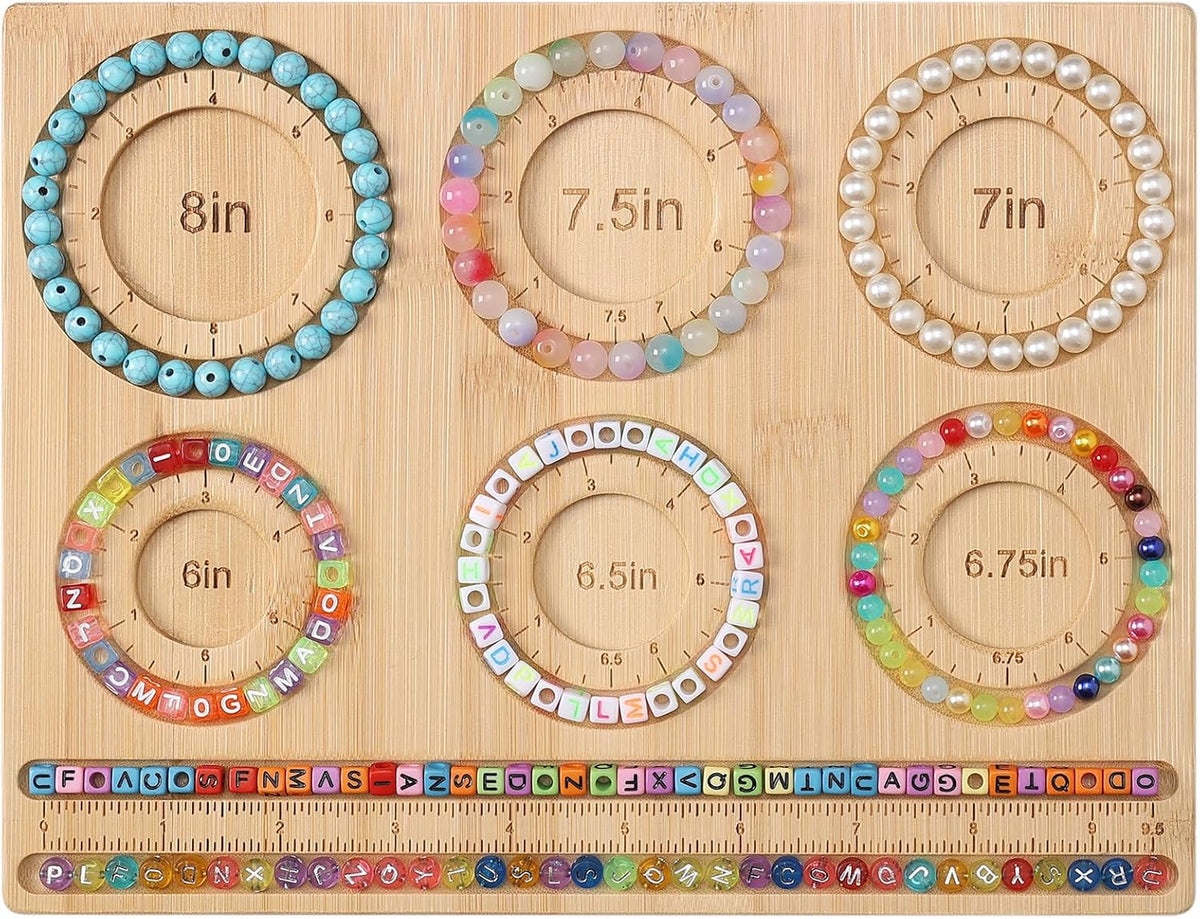Petoysoso Bamboo Bead Board for Jewelry Making  Jewelry Making Supplies