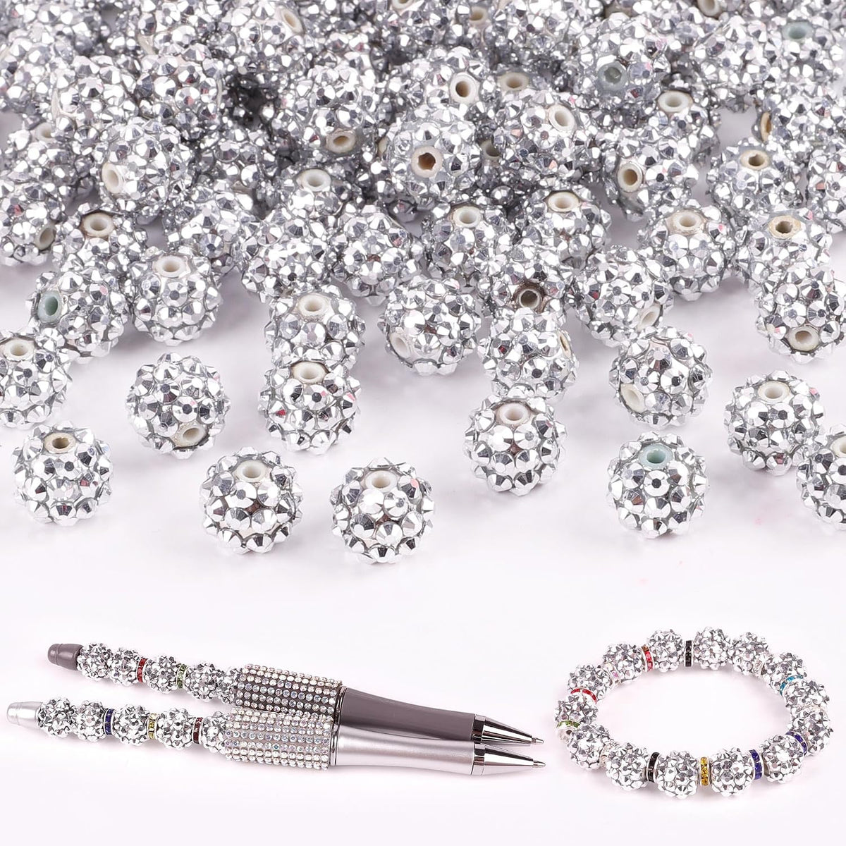250 Pcs Beads for Pens, Focal Beads for Beadable Pens