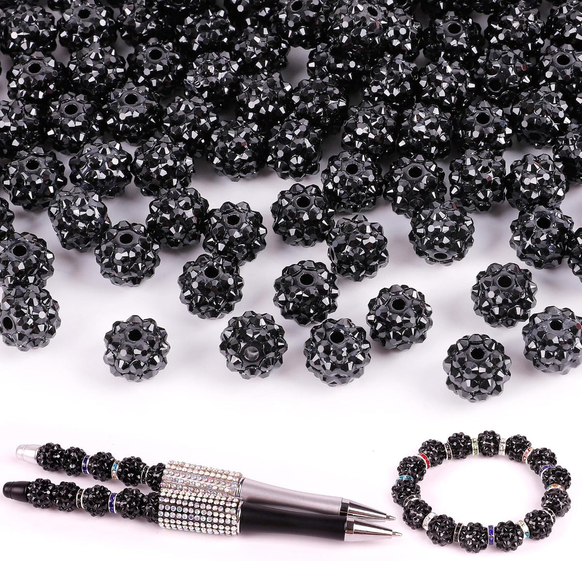 250 Pcs Beads for Pens, Focal Beads for Beadable Pens
