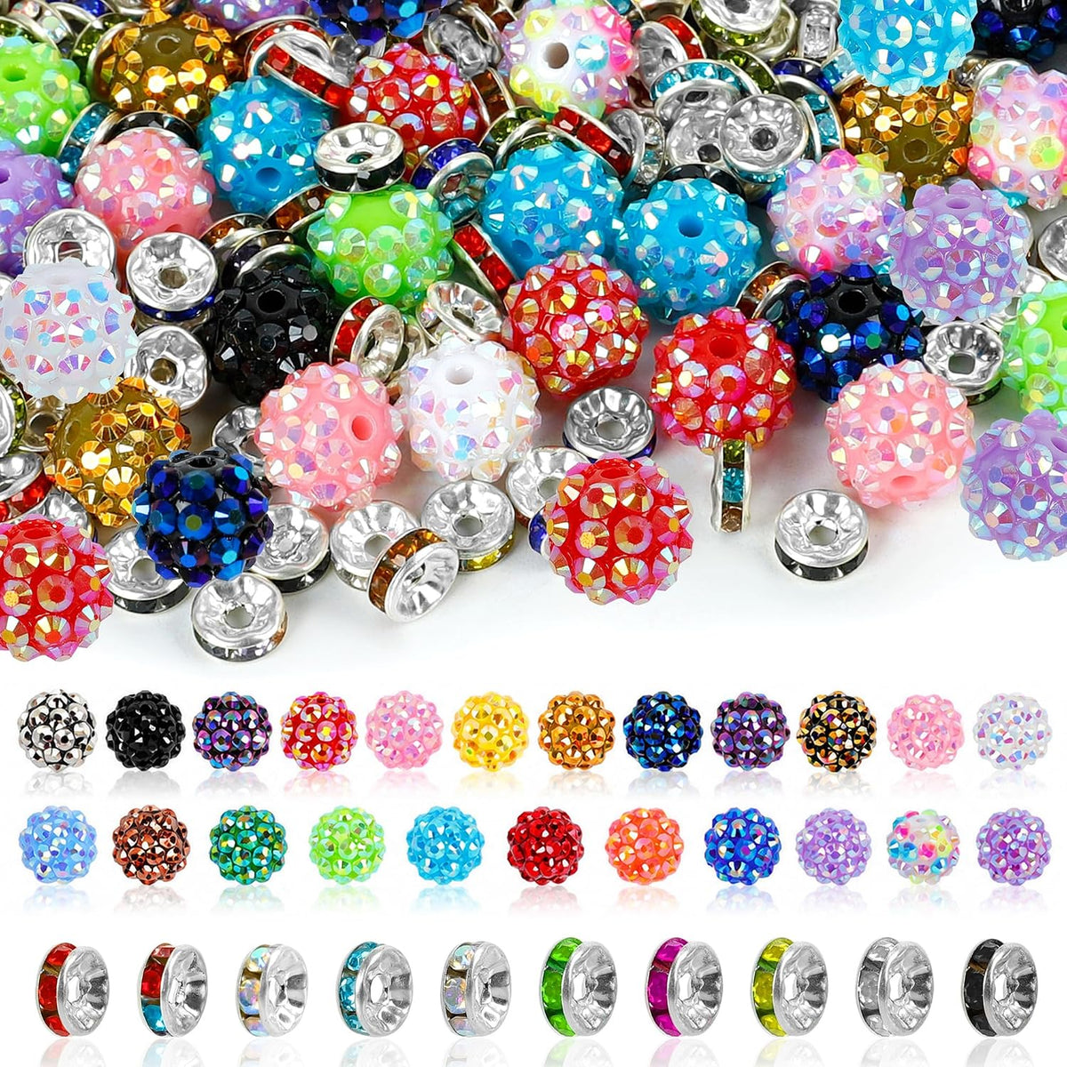 250 Pcs Beads for Pens, Focal Beads for Beadable Pens